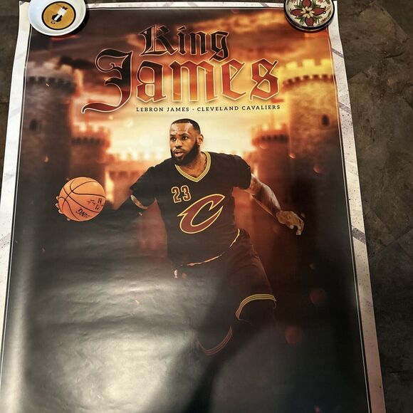 Lebron James Cavaliers Legend FATHEAD Decal With Box. King James 24” X 36” - Picture 2 of 4